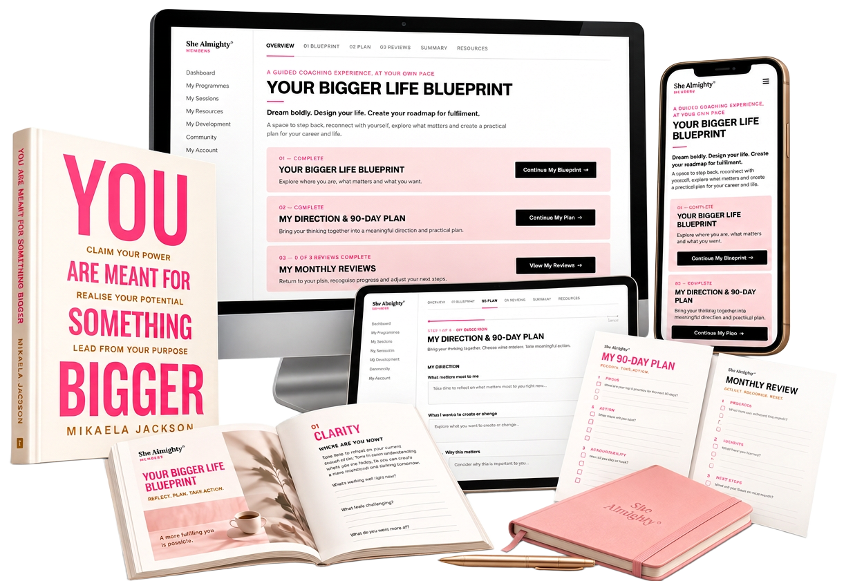Your Bigger Life Blueprint: the book, portal, workbook and tablet