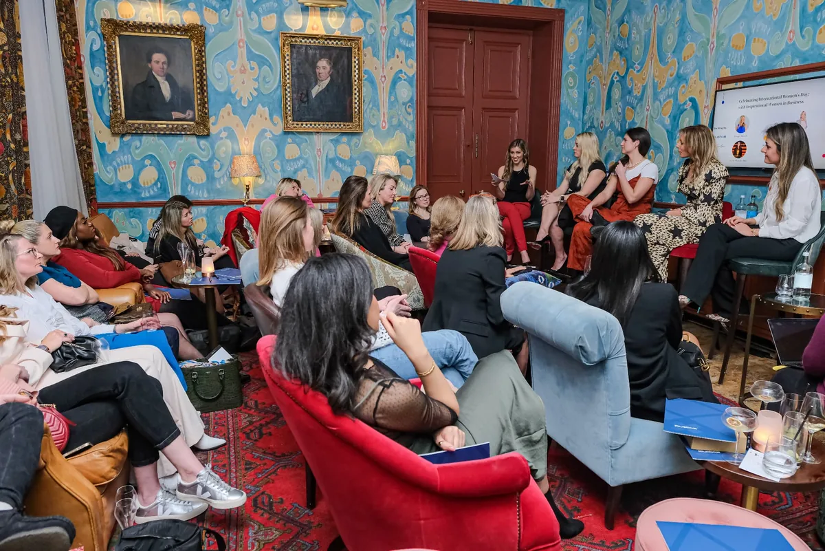 Women leaders together, representing women's leadership development